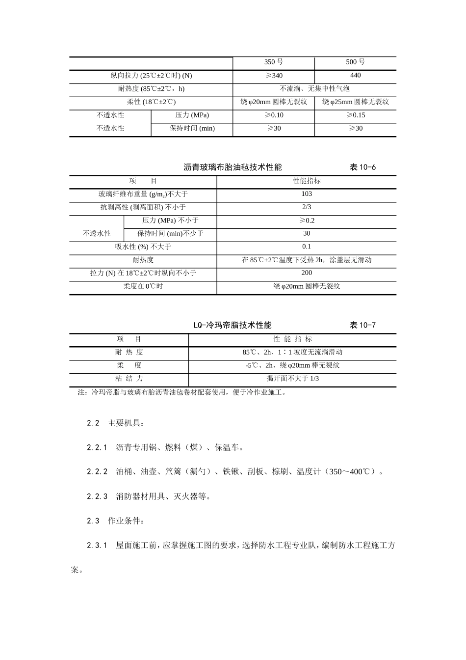 沥青油毡卷材屋面防水层施工工艺--施工工艺_第2页