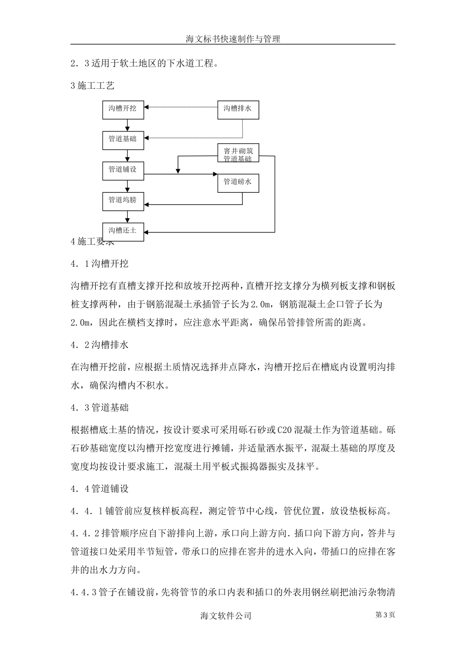 开槽埋管（承插管企口管）--各类招标投标_第3页