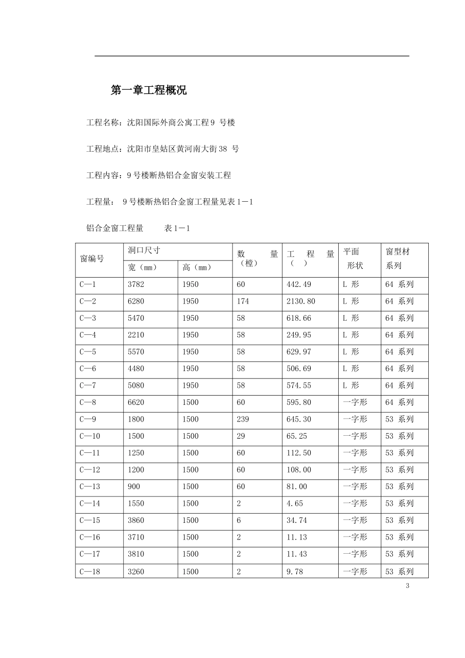 断热铝合金窗安装工程施工方案_第3页