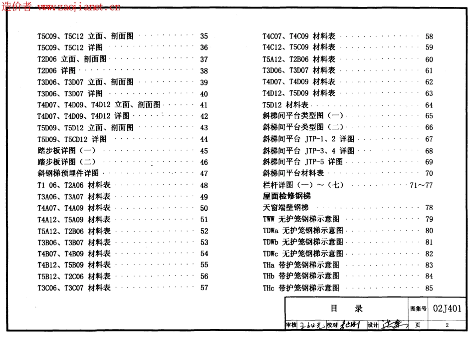 钢梯--建筑图集_第2页