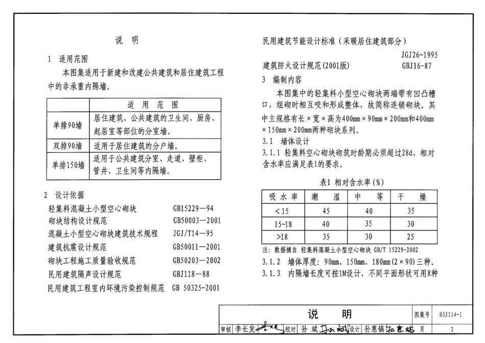 轻集料空心砌块内隔墙--建筑图集_第2页