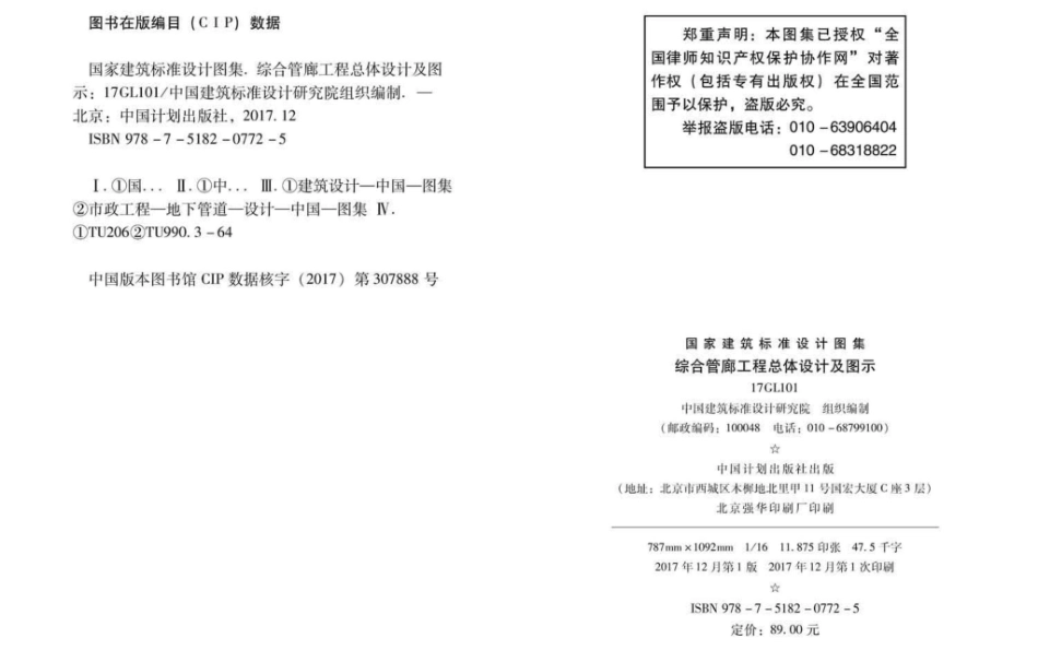 综合管廊工程总体设计及图示--建筑图集_第3页