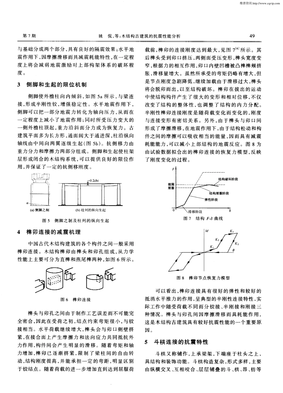 木结构古建筑的抗震性能分析--传统建筑装饰艺术_第3页