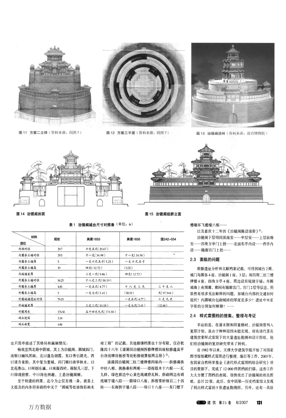 样式雷图档的整理与清漪园治镜阁的复原研究_第3页