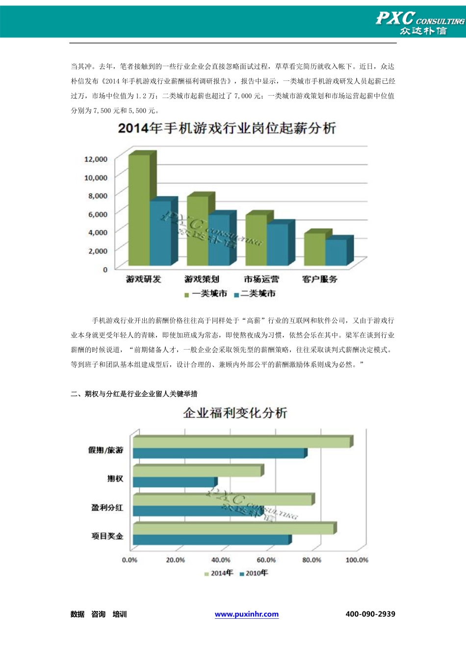 2014年手机游戏行业薪酬现状_第2页