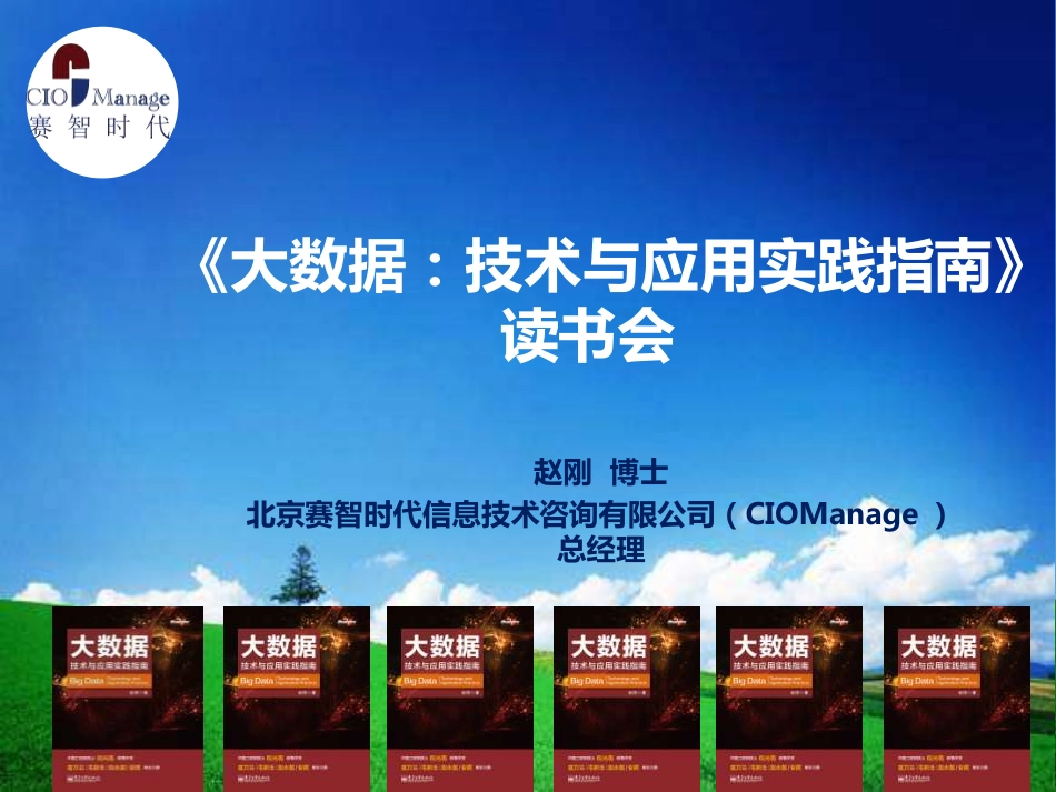 大数据：技术与应用实践指南_第1页