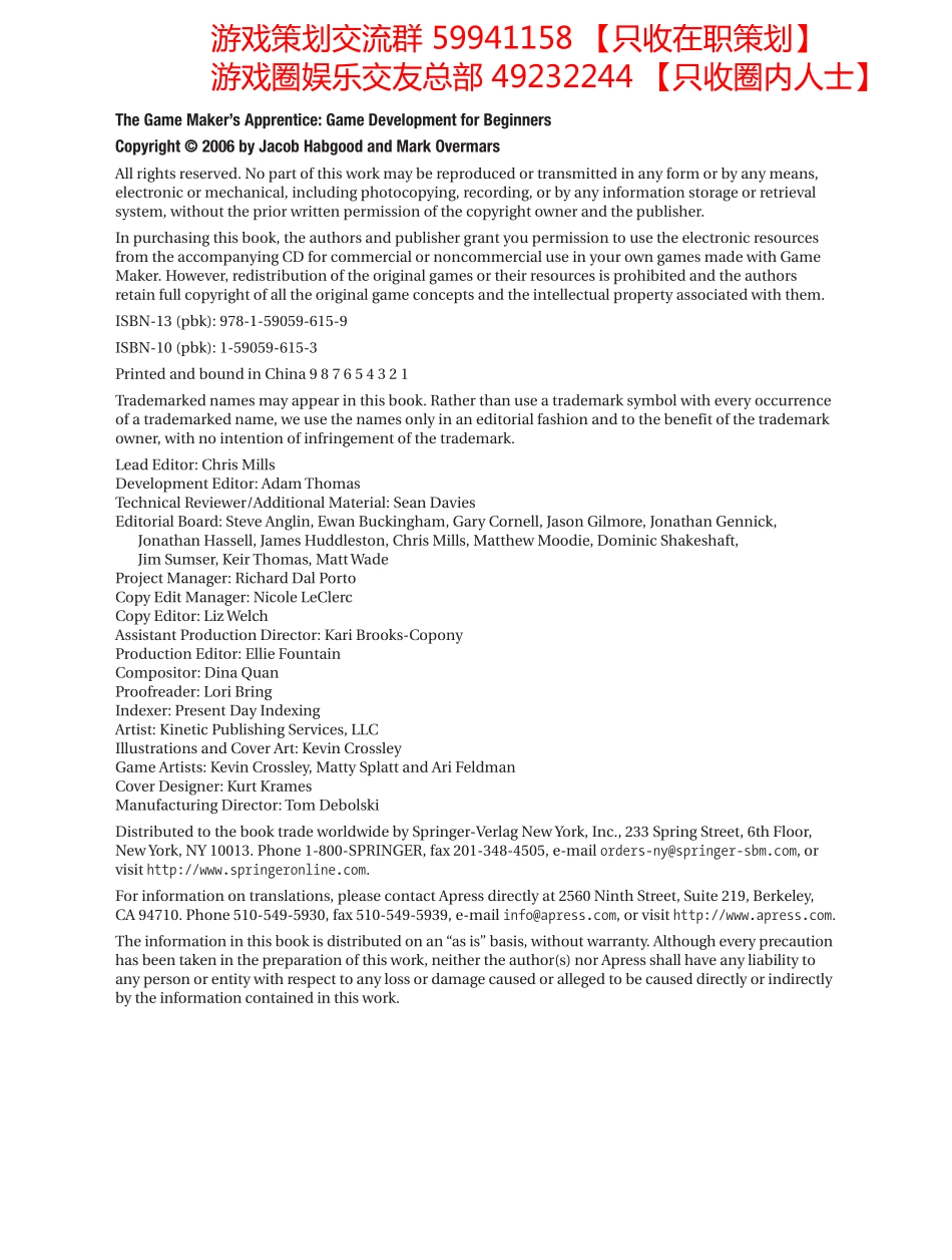 [Jacob_Habgood,_Mark_Overmars]_The_Game_Maker's_Ap(BookFi.org)_第3页