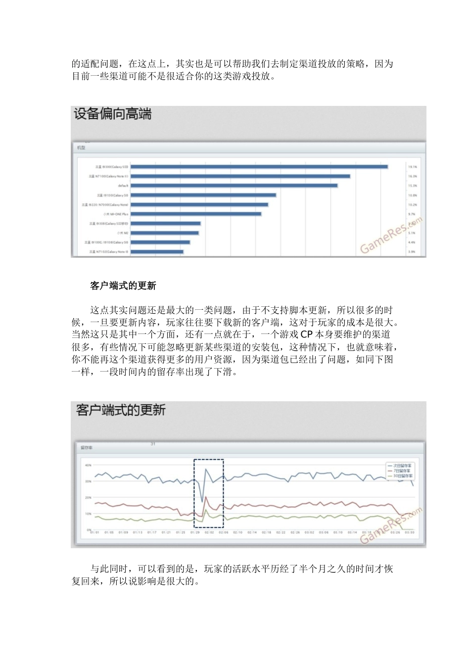 数据分析：3D移动网络游戏需要关注的问题_第3页