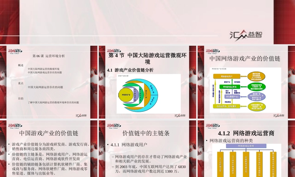 游戏运营管理：第06课