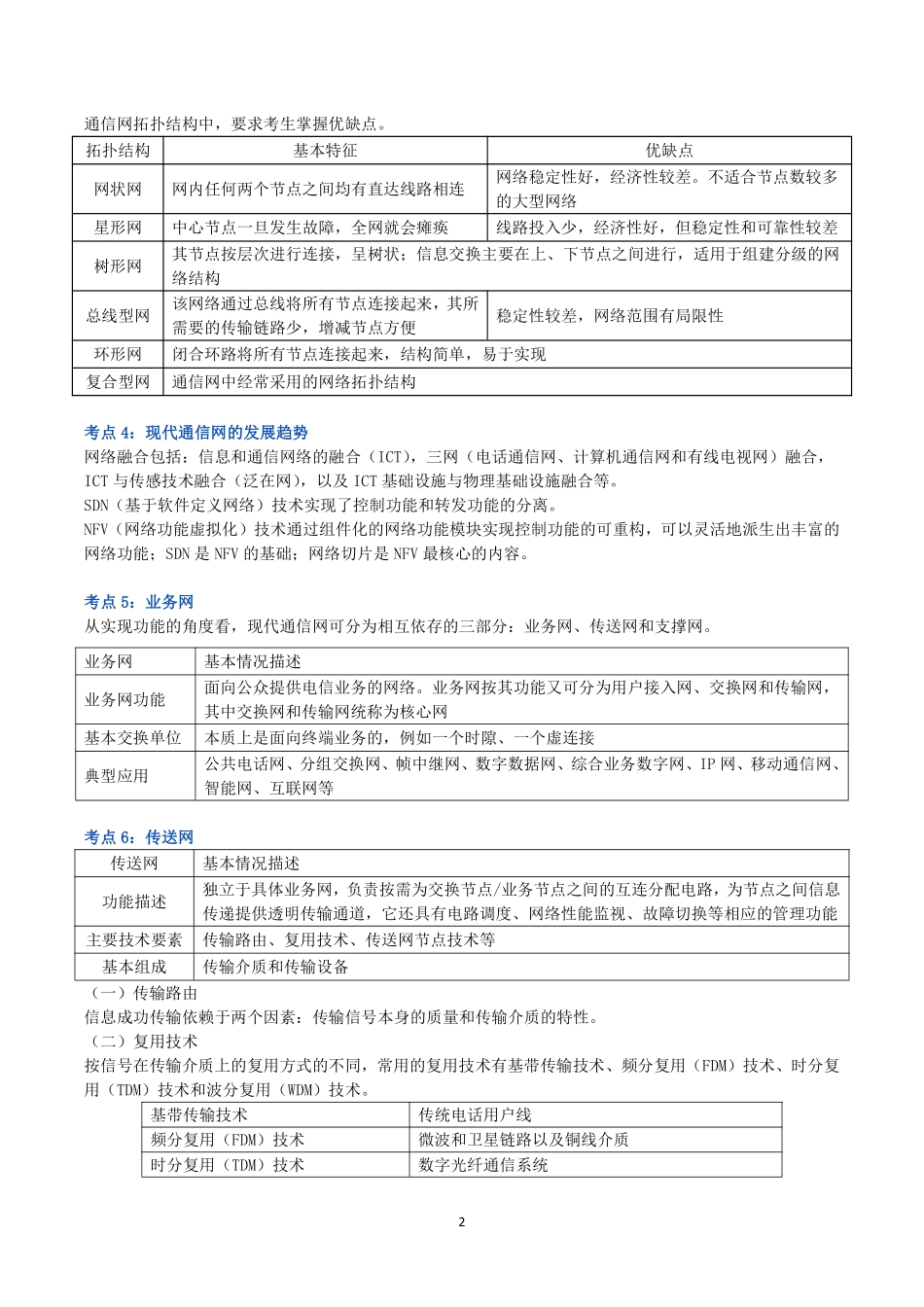 2024年一级建造师《通信与广电工程管理与实务》猛龙过江系列口袋书_第2页
