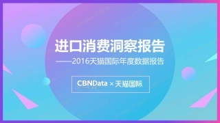 进口消费洞察报告