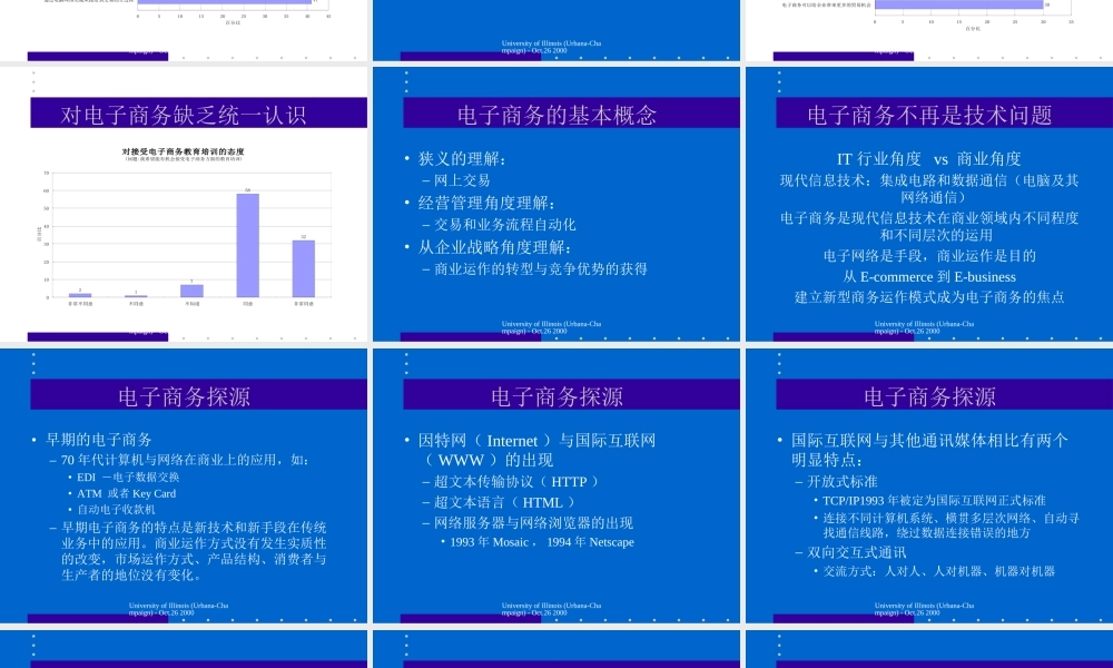 电子商务－建立世纪企业竞争优势