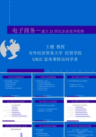 电子商务－建立世纪企业竞争优势