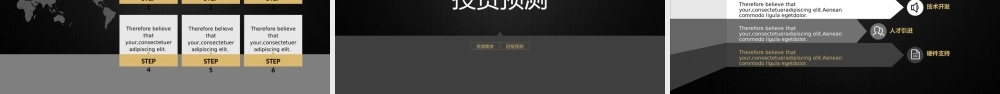 黑金商务-商业计划书-创业计划-投资路演-商务通用-