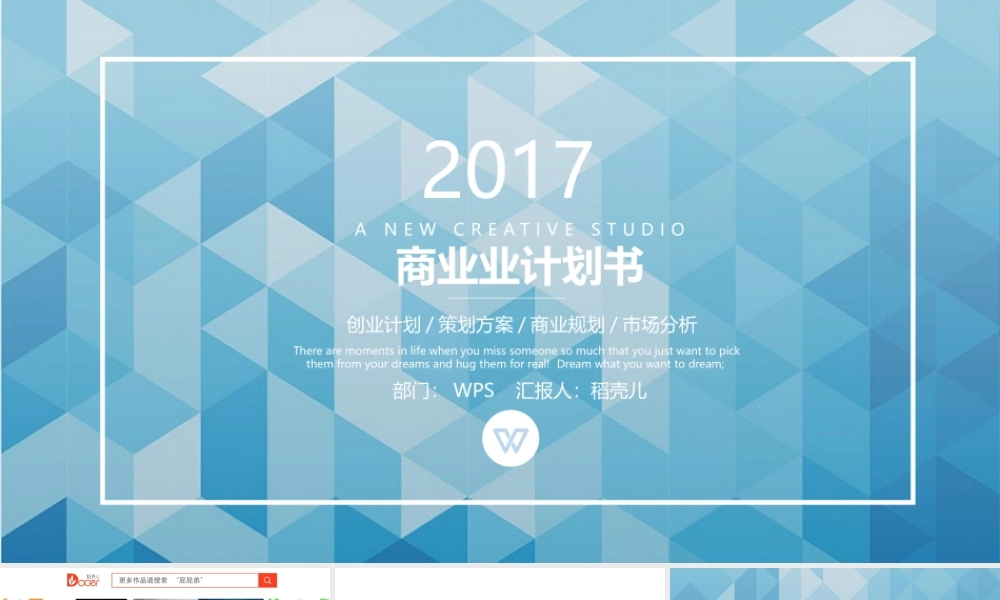 蓝色三角晶格商业计划书