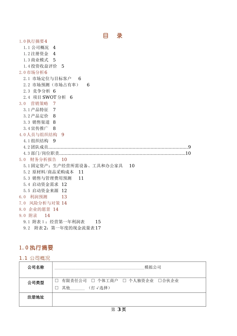 详细的企划书模板_第3页