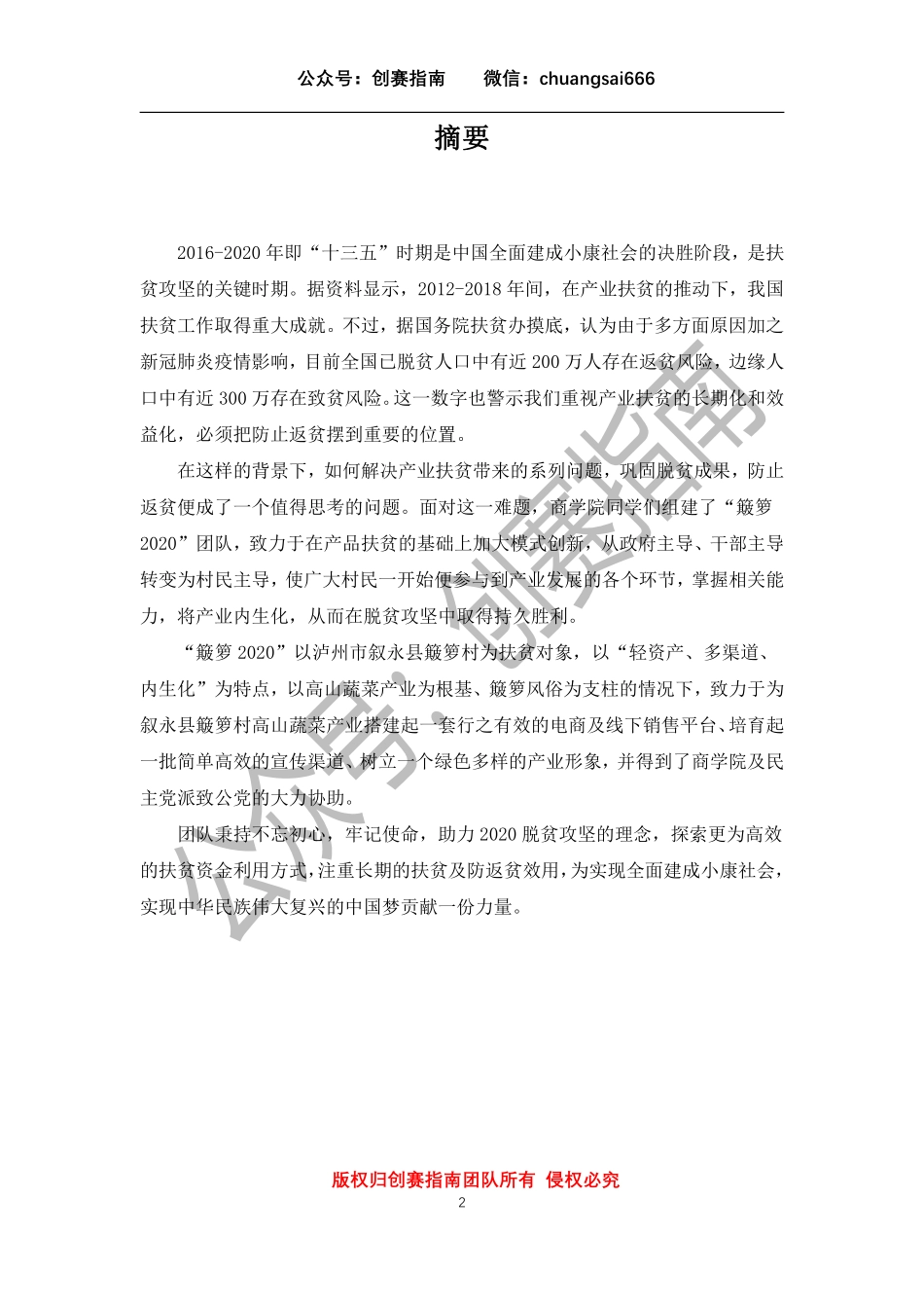 1.簸箩2020商业计划书_第2页
