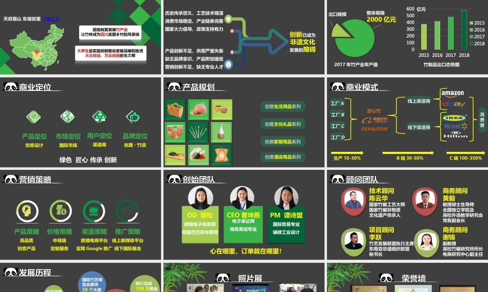 一带一路 匠心织竹_PPT