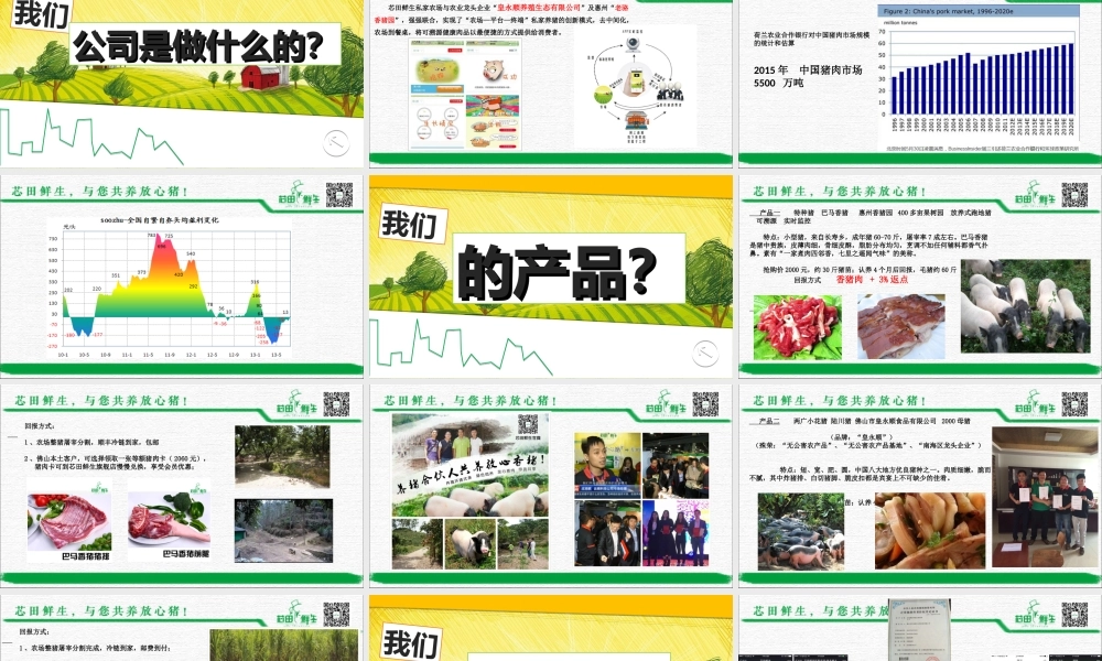 芯田鲜生私家农场与农业龙头企业-创青春