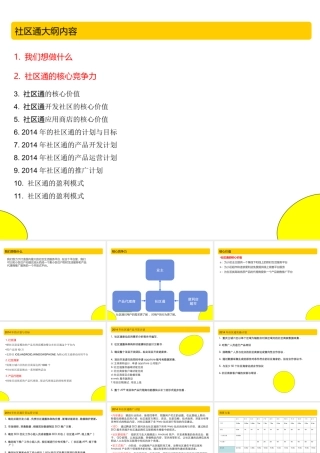 APP移动应用[社区通]商业计划书