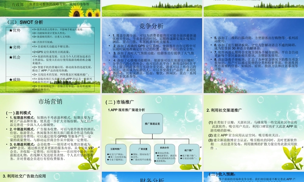 旅游攻略APP策划书