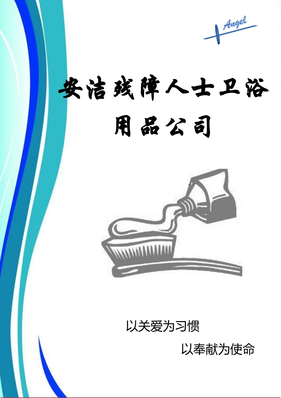（国赛金奖）16年安洁残障人士卫浴用品公司计划书。_第3页