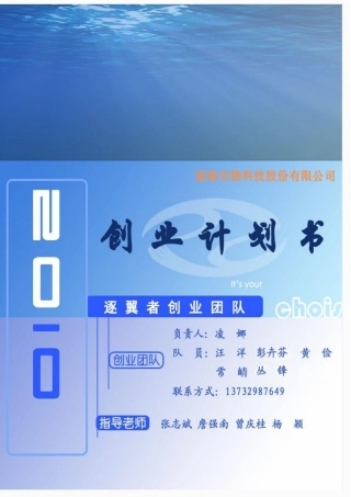 科技股份有限公司(逐翼者创业团队）。