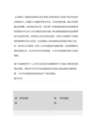 互联网创新创业大赛红旅案例