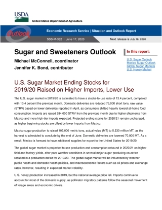 美国农业部-美股-农业行业-美国糖与甜味剂展望-20200617-29页
