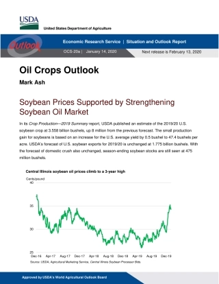 美国农业部-美股-农业行业-油料作物展望：豆油市场走强支撑大豆价格- 20200113-9页