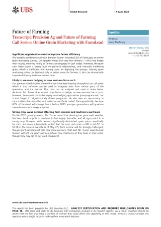 瑞银-美股-机械行业-未来农业：基于FarmLead的粮食网络营销-2020.6.9-27页