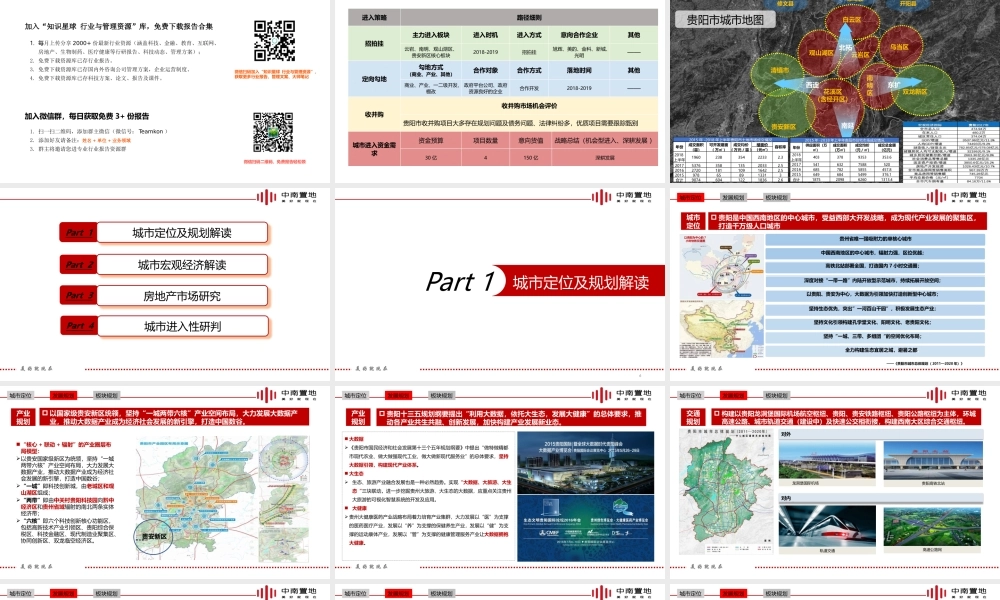 【城市进入研究】贵阳城市进入研究