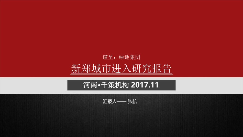 【城市进入研究】新郑城市进入研究报告_第1页