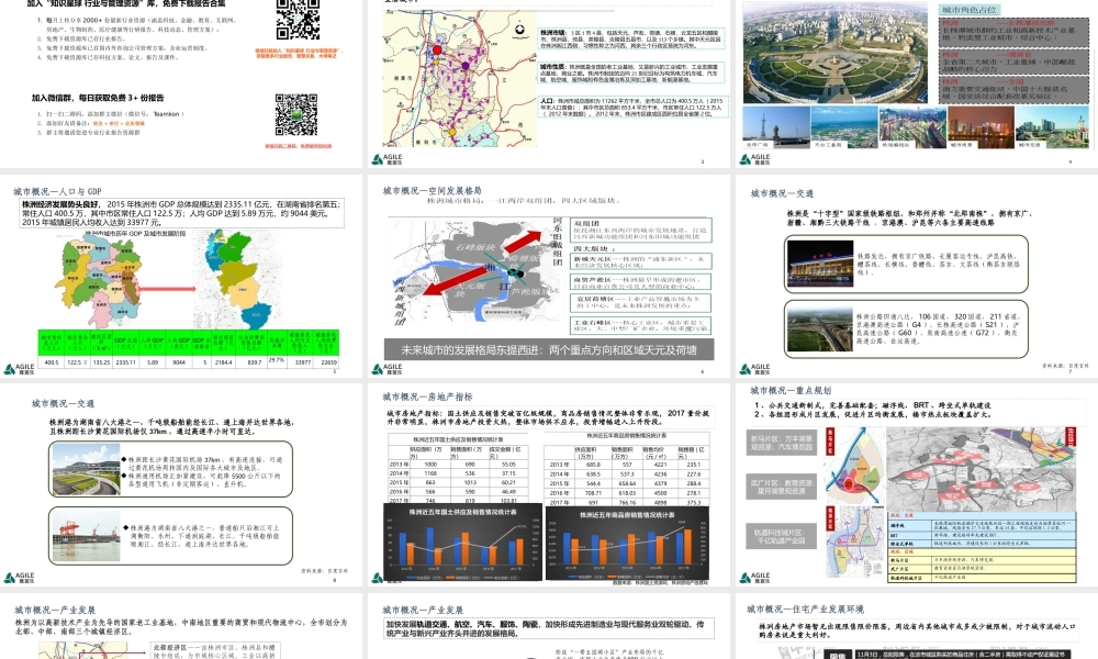 【城市进入研究】株洲城市研究-雅居乐
