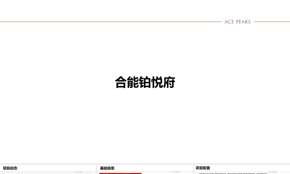 【个案分析】合能铂悦府