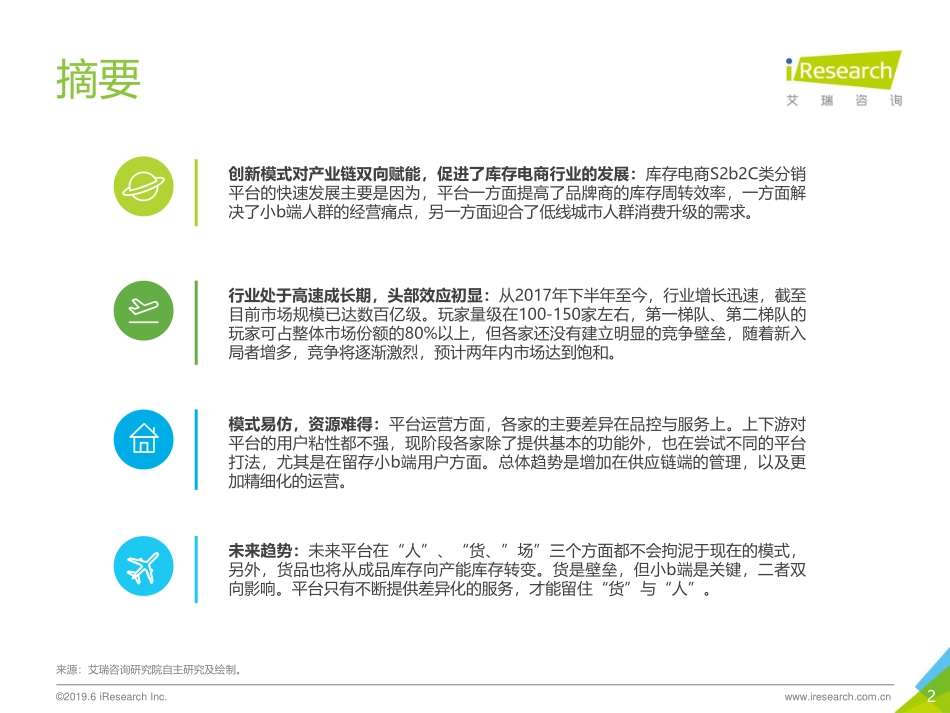 iResearch：年中国库存电商行业研究报告_第2页