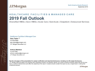 JP 摩根-美股-医疗保健行业-年秋季医疗设备与管理式医疗展望