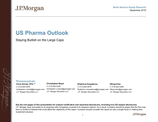 JP 摩根-美股-制药行业-美国制药业展望：继续看好大型股