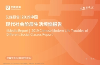 艾媒报告_ 中国现代社会阶层生活烦恼报告