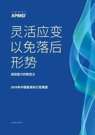 毕马威-年中国首席执行官展望--文库