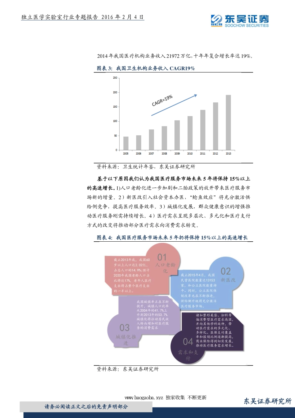 独立医学实验室行业专题报告：五年，亿市场！_第3页