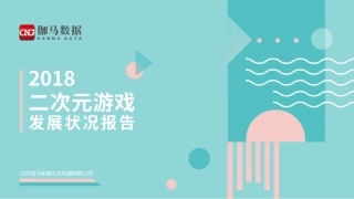 二次元游戏发展状况报告