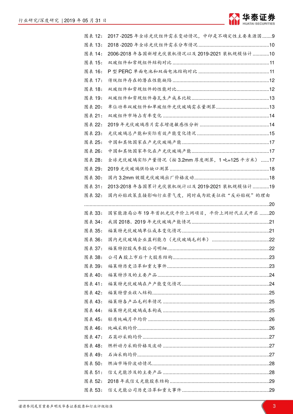 光伏玻璃：光伏玻璃景气度回升，平价上网重塑行业生态_第3页