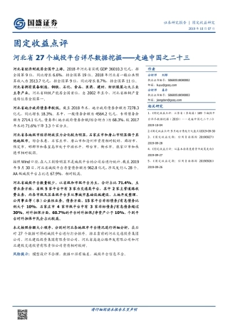 国盛证券-河北省个城投平台详尽数据挖掘--文库