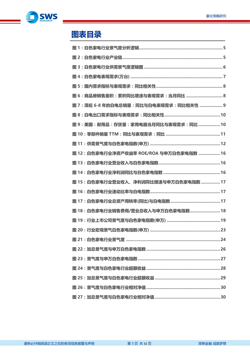 宏观、供需及上市公司维度白色家电行业景气度研究：申万主动量化之白色家电行业景气度_第3页