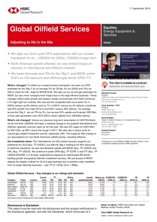 汇丰银行-全球-能源设备与服务业-全球油田服务：适应年代的生活--文库