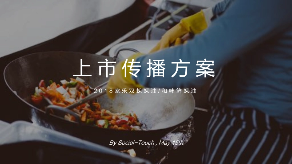 家乐双蚝蚝油上市传播规划案【快消品】【品牌推广】_第1页