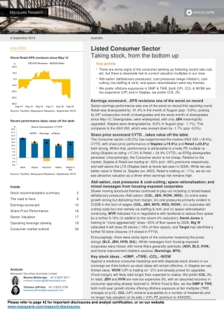 麦格理-亚太地区-消费品行业-澳大利亚上市消费行业：自下而上盘点--页