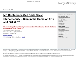 摩根士丹利-中国美业行业报告：护肤赛道--页