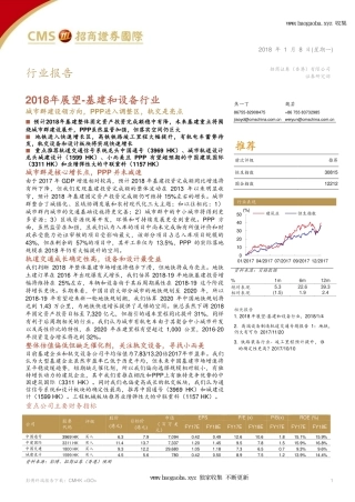 年展望基建和设备行业：城市群建设领方向，PPP进入调整区，轨交是亮点--招商证券（香港）-页